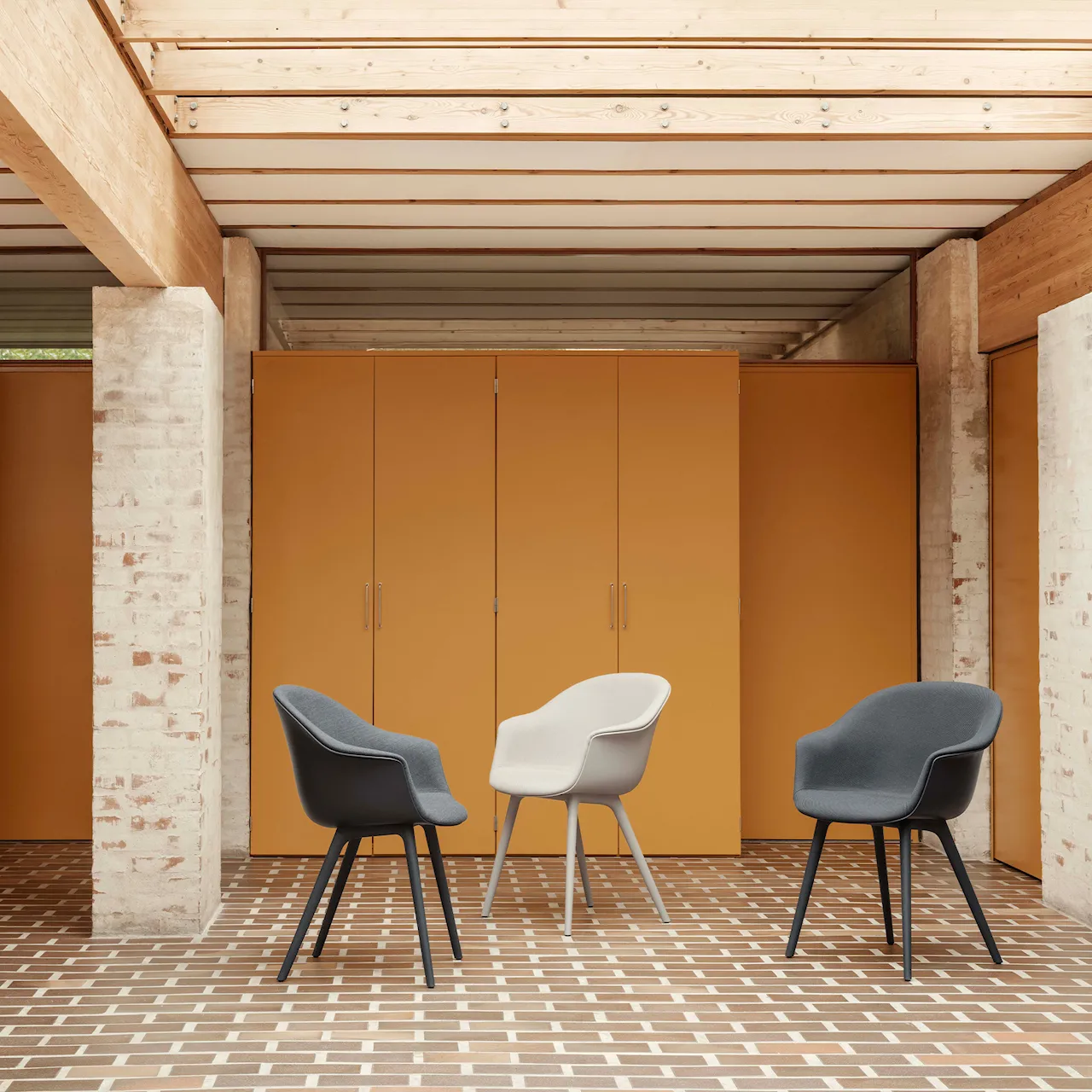 Bat spisestol Alabaster White
